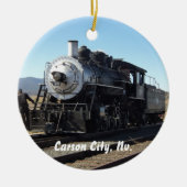 Carson City, Nevada Steam Train Ornament (Voorkant)