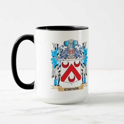 Carson Coat of Arms - Family Crest Mok (Links)