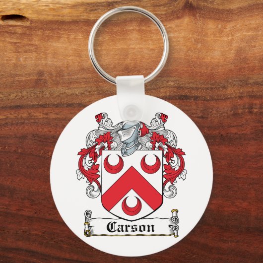 Carson Family Crest Sleutelhanger (Voorkant)