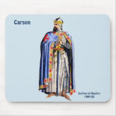 CARSON ~ Godfrey Bouillon Costume~ persoonlijke Muismat (Voorkant)