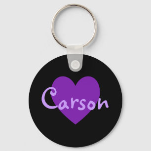 Carson in het Paars Sleutelhanger