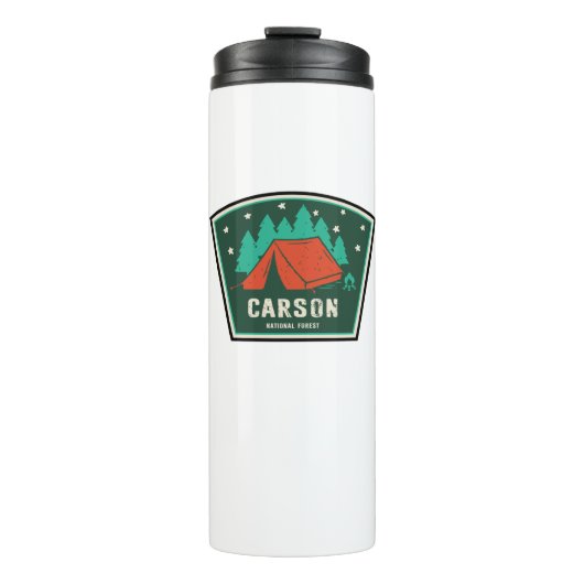 Carson National Forest Camping Thermosbeker (Voorkant)