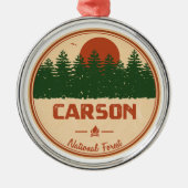 Carson National Forest Metalen Ornament (Voorkant)
