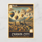 Carson, Nevada |  Briefkaart (Voorkant)