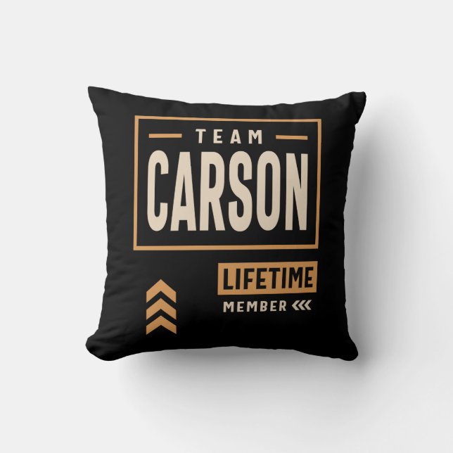Carson Persoonlijke naam - Funny Carson Kussen (Voorkant)
