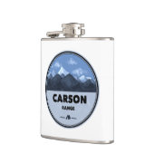Carson Range Californië Nevada Kamperen Heupfles (Links)