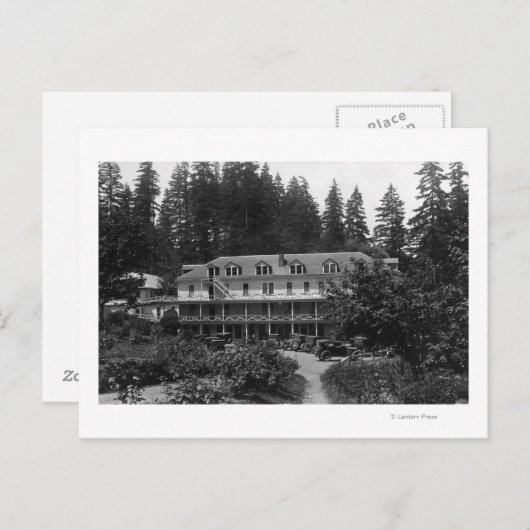 Carson, WA Shipherd's Springs Hotel Uitzicht Briefkaart (Voorkant / Achterkant)