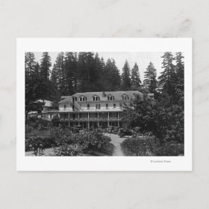 Carson, WA Shipherd's Springs Hotel Uitzicht Briefkaart
