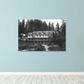 Carson, WA Shipherd's Springs Hotel Uitzicht Canvas Afdruk (Insitu (Houten vloer))