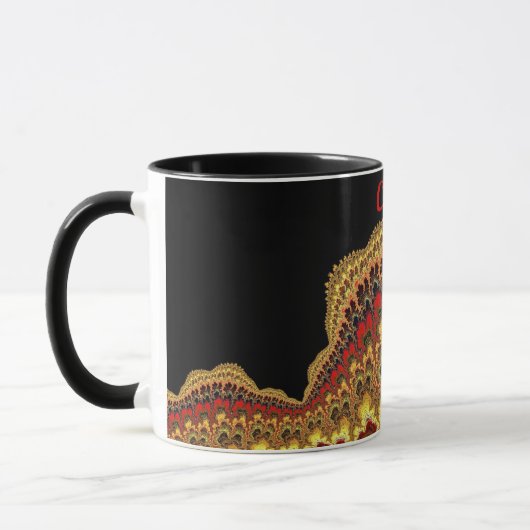 CARSON ~ Zany Pattern ~ Red Yellow and Black Mok (Links)