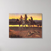 Carson's Mannen door Charles M. Russell Canvas Afdruk (Voorkant)