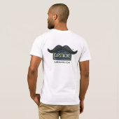 Carstache™ Car Mustache T-Shirt (Achterkant volledig)