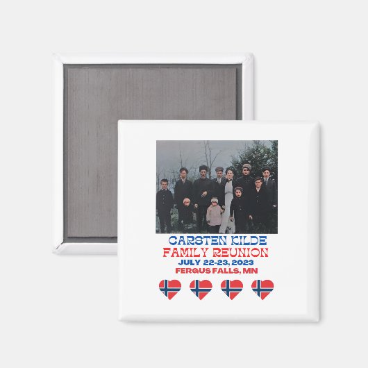 Carsten Kilde Family Reunion Magneet (Voorkant / Achterkant)