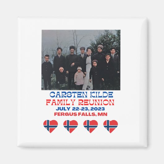 Carsten Kilde Family Reunion Magneet (Voorkant)