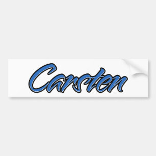 Carsten Name blue Aufkleber Sticker Autoaufkleber
