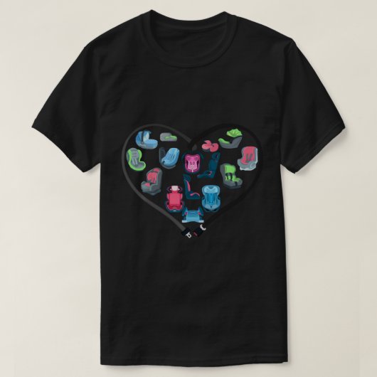 Carstoelen- CPST- Kinderbeveiligingstechnici T-shirt (Design voorkant)