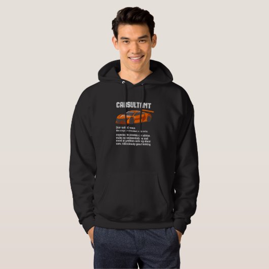 Carsultant Guy Diesel Mechanic Mechanic Hoodie (Voorkant volledig)