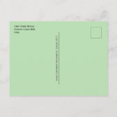 Cart Creek Bridge, Flaming Gorge NRA, Utah Briefkaart (Achterkant)