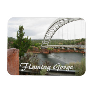 Cart Creek Bridge, Flaming Gorge NRA, Utah Magneet