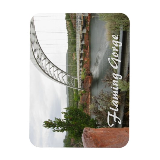 Cart Creek Bridge, Flaming Gorge NRA, Utah Magneet (Verticaal)