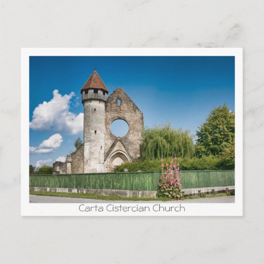 Carta Cistercian Church Briefkaart (Voorkant)