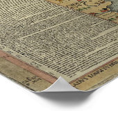 Carta Marina Scandinavia Poster (Hoek)