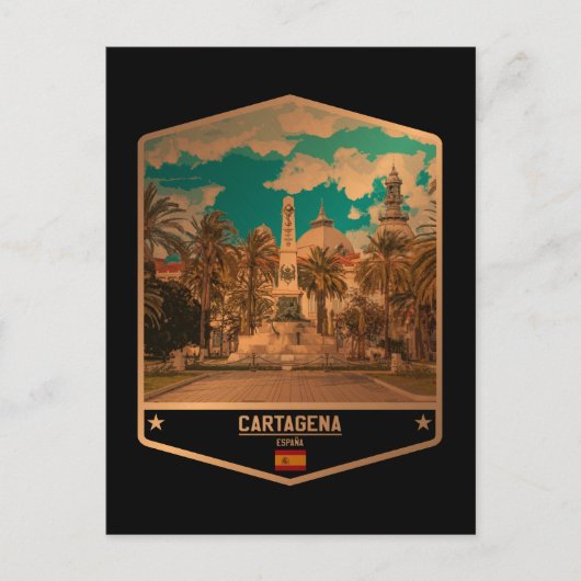 Cartagena Briefkaart (Voorkant)