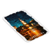 Cartagena by Night Colombia City Uitzicht Magneet (Rechterzijde)