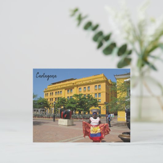 cartagena chica briefkaart (Staand voorkant)