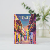 Cartagena Colombia Briefkaart (Staand voorkant)