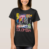 Cartagena Colombia Cool Graffiti Mural Shirt (Voorkant)