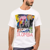 Cartagena Colombia Cool Graffiti Mural Shirt (Voorkant)