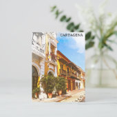 Cartagena Colombia Historisch Centrum Briefkaart (Staand voorkant)
