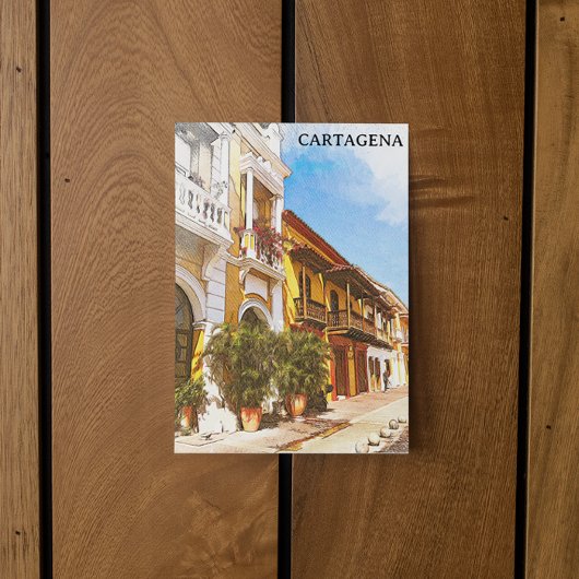 Cartagena Colombia Historisch Centrum Briefkaart