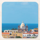 Cartagena, Colombia Old Town Kartonnen Onderzetters (Voorkant)