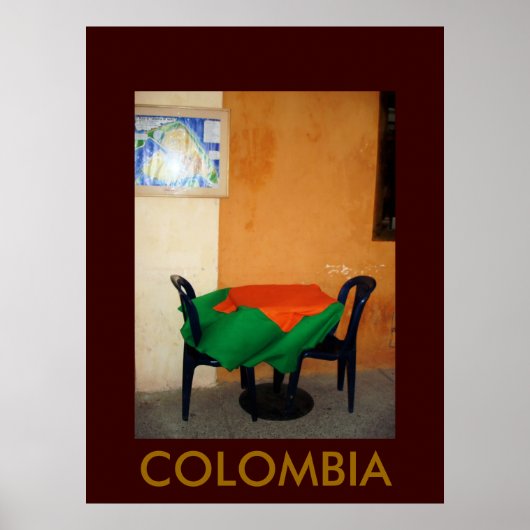 CARTAGENA, COLOMBIA POSTER (Voorkant)