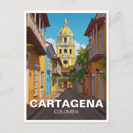 Cartagena Colombia Reizen Briefkaart