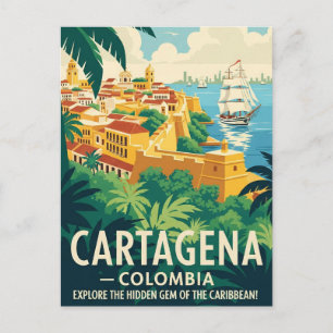  Cartagena Colombia Reizen Briefkaart