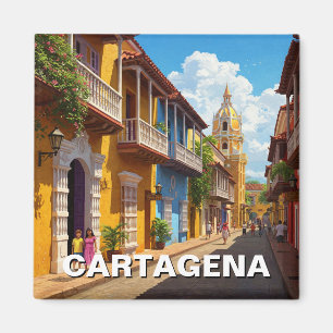 Cartagena Colombia Reizen Magneet
