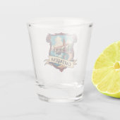 Cartagena Colombia Reizen Shot Glas (Achterkant)