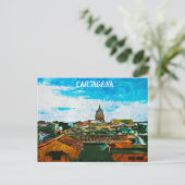 Cartagena Colombia Schilderijenstad Uitzicht Briefkaart (Staand voorkant)