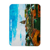 Cartagena Colombia Schilderijenstad Uitzicht Magneet (Verticaal)