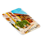 Cartagena Colombia Vintage Reizen Magneet (Rechterzijde)