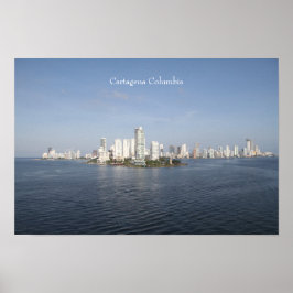 Cartagena Columbia, fotografie, Poster
