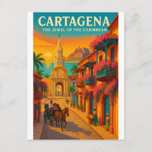 CARTAGENA — DE Juwelen VAN DE CARIBISCHE ZEE Briefkaart