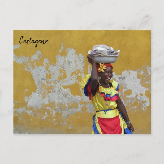 cartagena glimlachen briefkaart (Voorkant)