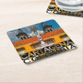 Cartagena Kartonnen Onderzetters (Schuin)