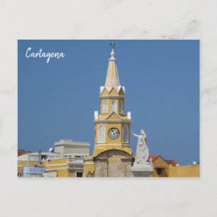 Cartagena klokkentoren briefkaart