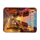 Cartagena Omwalde Stad Colombia Magneet (Horizontaal)