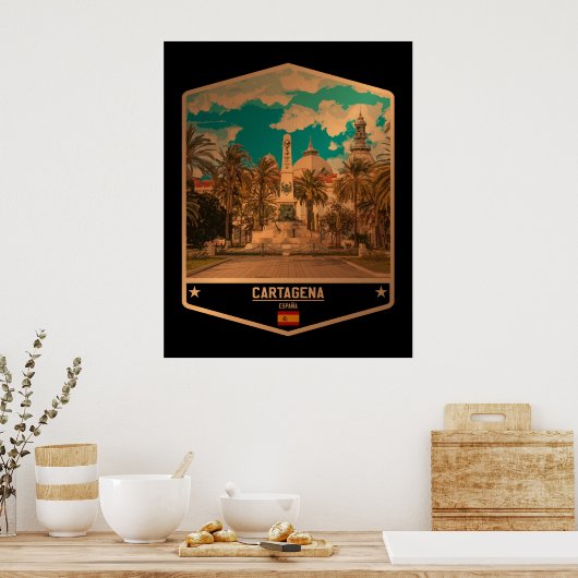Cartagena Poster (Keuken)